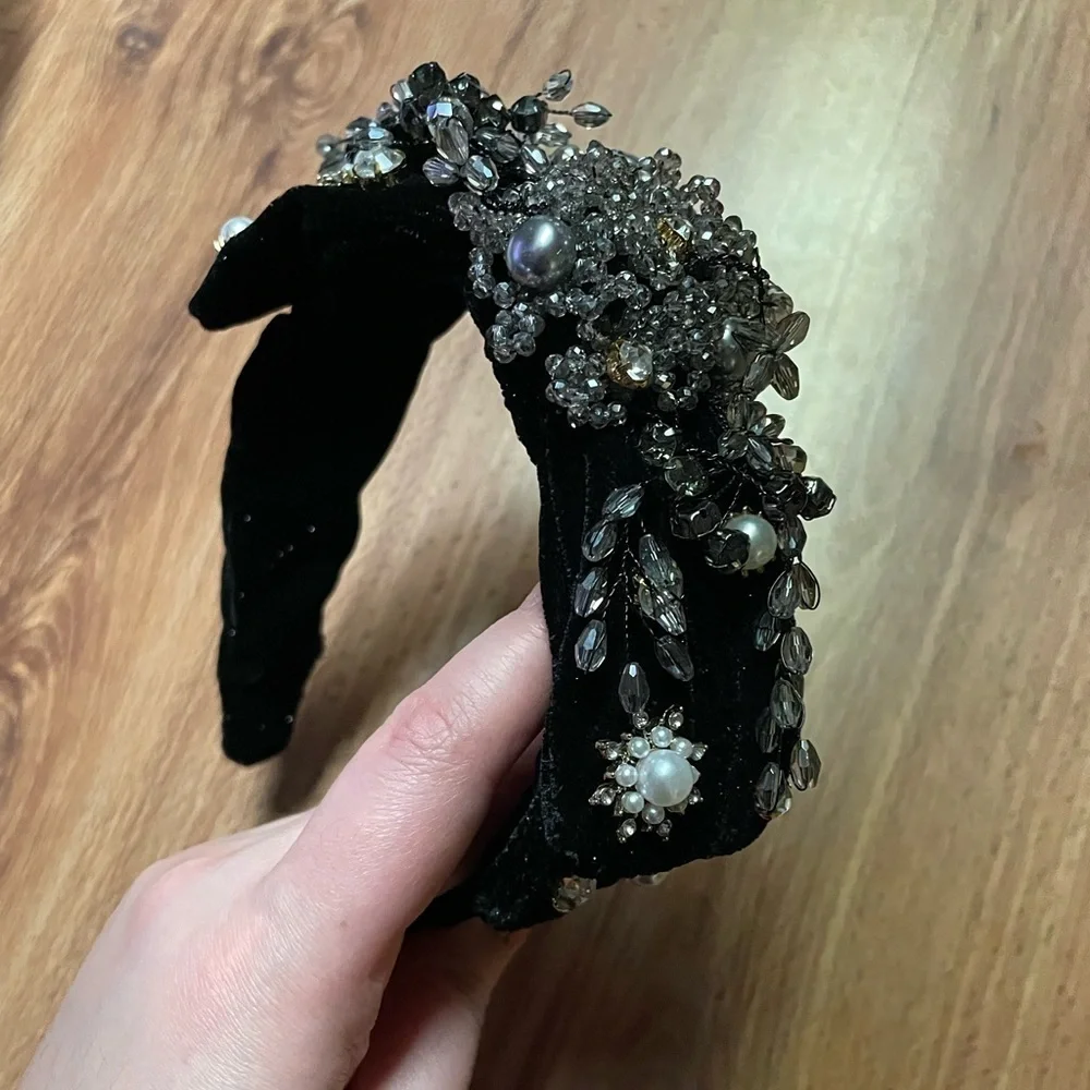 Baroque Bow Embellished Headband